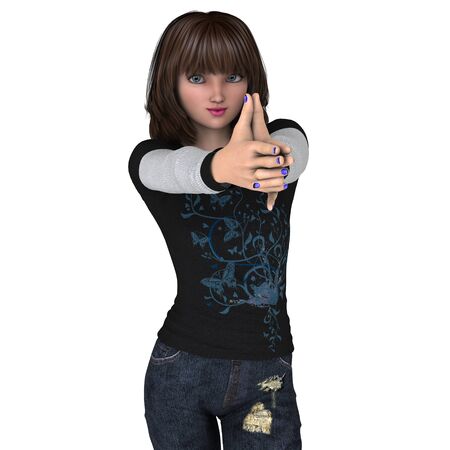 young womanの写真素材