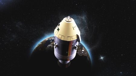 space shipの写真素材