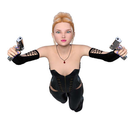 female soldierの写真素材