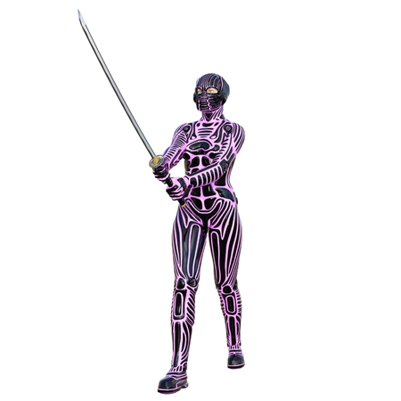 female androidの写真素材