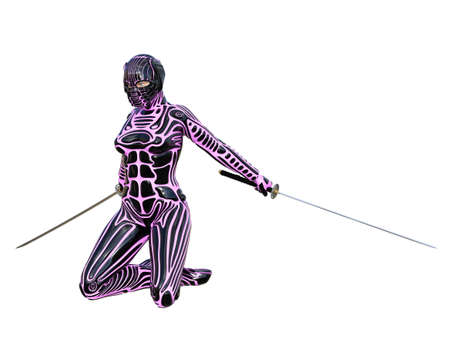 female androidの写真素材