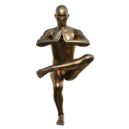 Sculpture of the manの写真素材