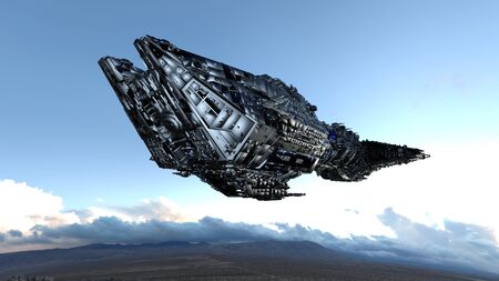 space shipの写真素材