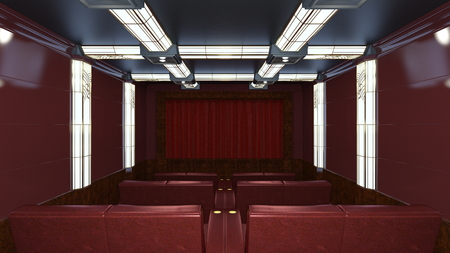 theater roomの写真素材