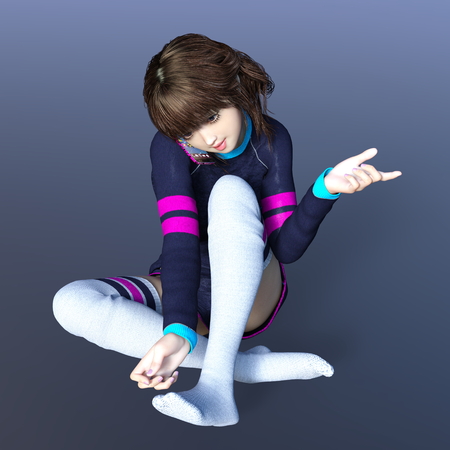 young womanの写真素材