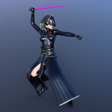 female warriorの写真素材