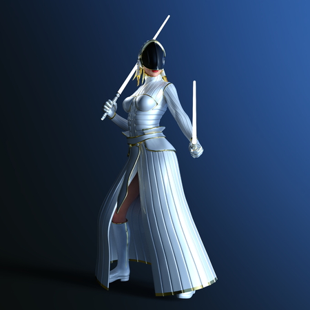 female warriorの写真素材