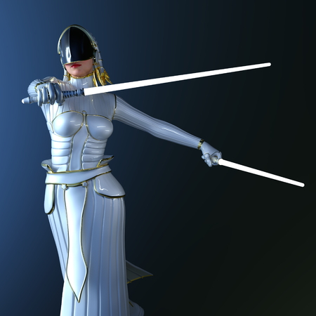 female warriorの写真素材