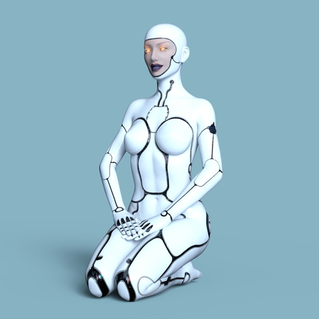female robotの写真素材