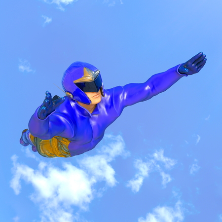 super heroの写真素材
