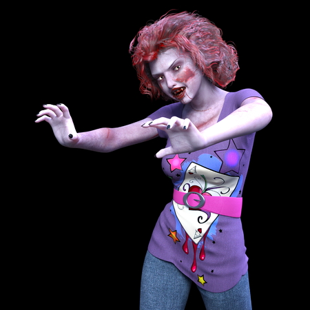 female zombieの写真素材