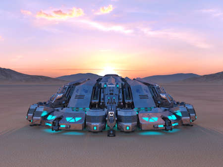 space shipの写真素材