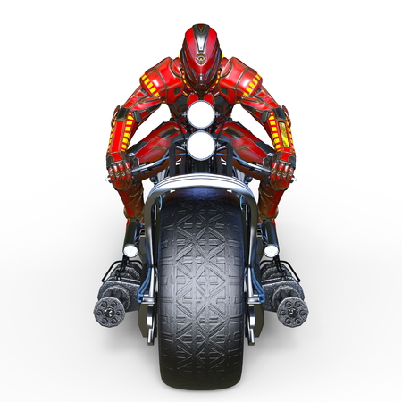 cyborg riderの写真素材