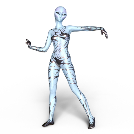 female alienの写真素材