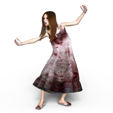 female zombieの写真素材