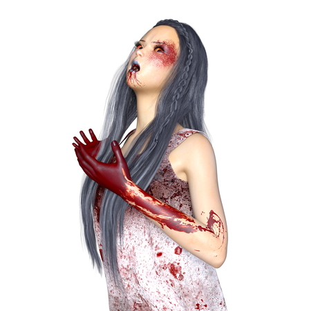 female zombieの写真素材