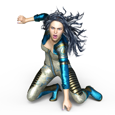 super womanの写真素材