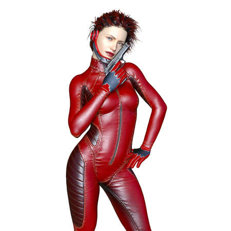 super womanの写真素材