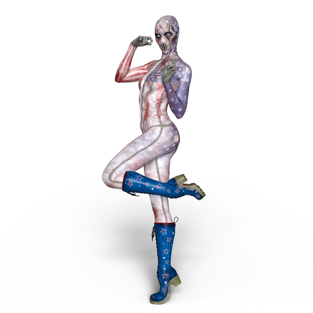 super womanの写真素材