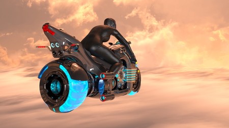 super woman riderの写真素材