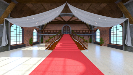 grand hallの写真素材