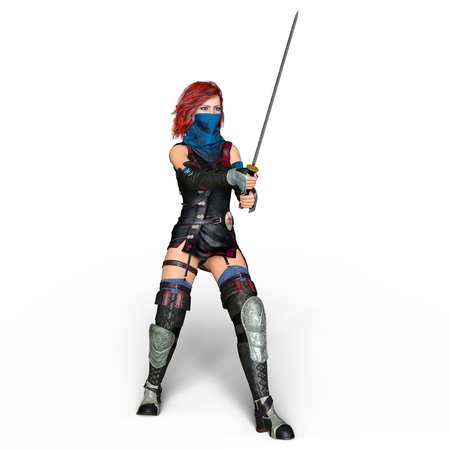 female knightの写真素材