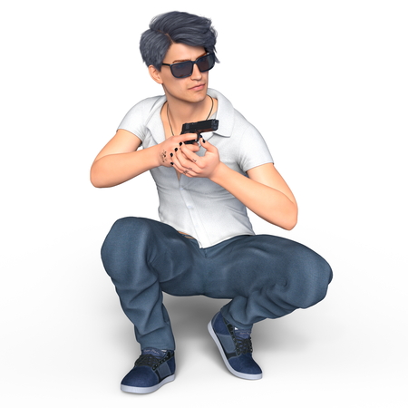 young manの写真素材