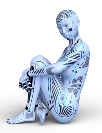 female robotの写真素材