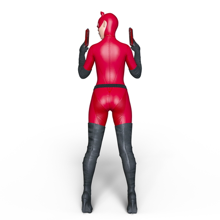 super womanの写真素材