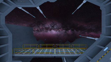 space stationのeditorial素材