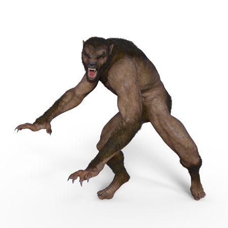 3D werewolfの写真素材