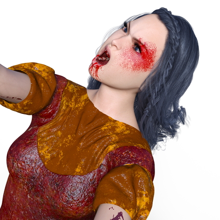 female zombieの写真素材