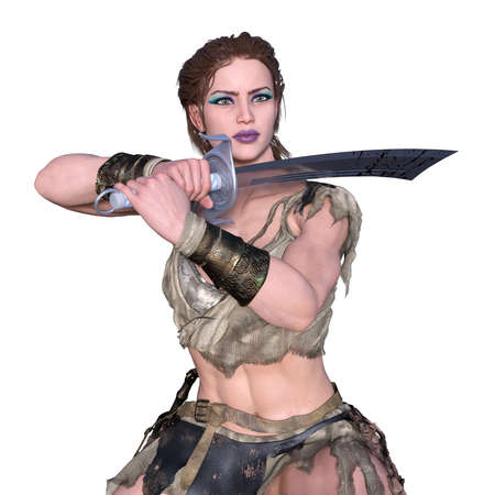 female warriorの写真素材