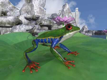 parachute frog