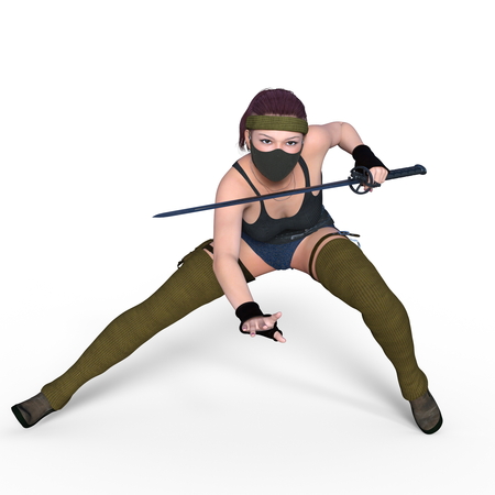 female fencerの写真素材