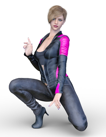 female warriorの写真素材