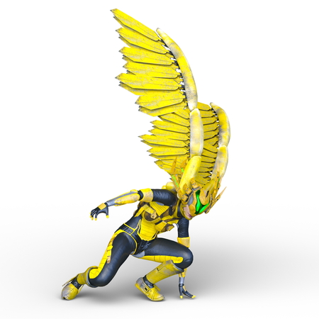 super womanの写真素材