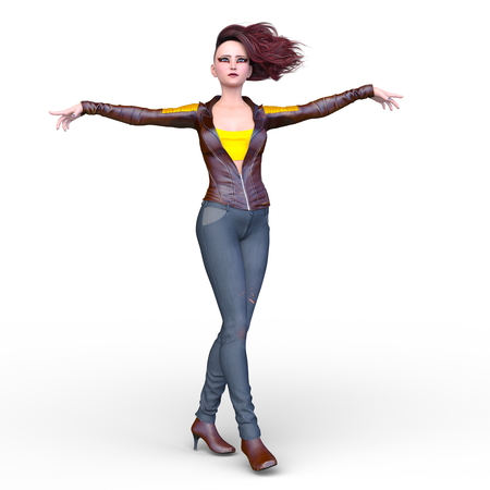 female warriorの写真素材