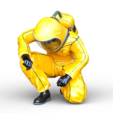 3D CG rendering of spacemanの写真素材