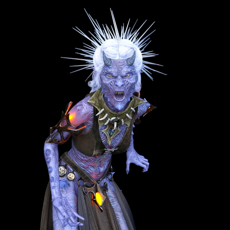 3D CG rendering of alienの写真素材