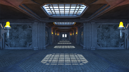 3D CG rendering of residenceの写真素材