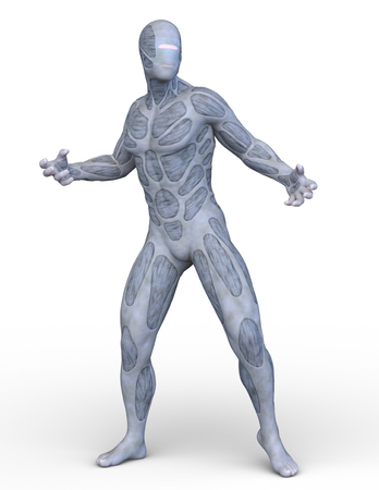 3D CG rendering of heroの写真素材
