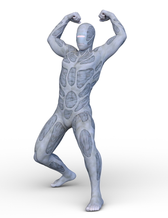 3D CG rendering of heroの写真素材