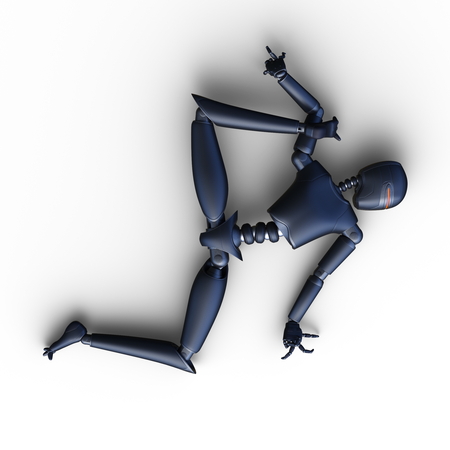 3D CG rendering of robotの写真素材