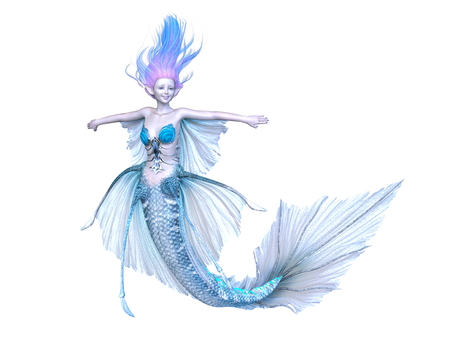 3D CG rendering of Mermaidの写真素材