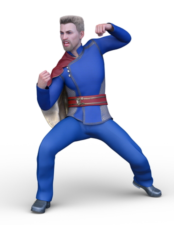 3D CG rendering of heroの写真素材