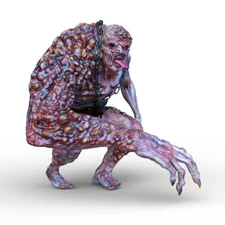 3D CG rendering of monsterの写真素材