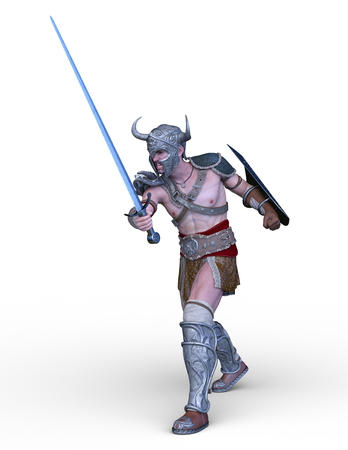 3D CG rendering of Gladiatorの写真素材
