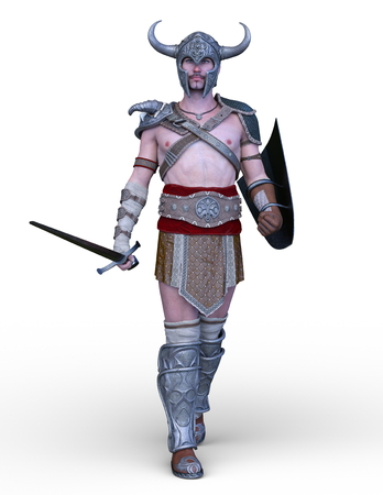 3D CG rendering of Gladiatorの写真素材