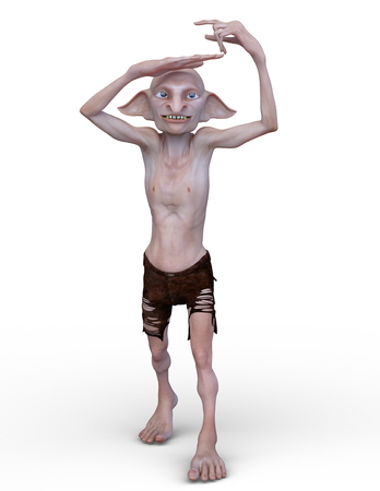 3D CG rendering of hobbitの写真素材